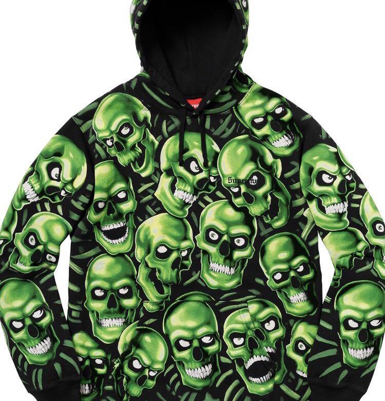 Supreme skull pile hooded sweatshirt – купить в Москве, цена 20 ...