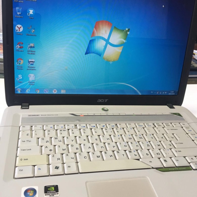 Acer 5720zg нет изображения