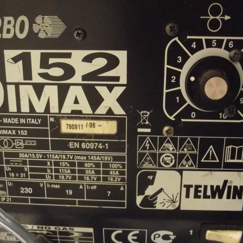 Схема bimax 152 telwin