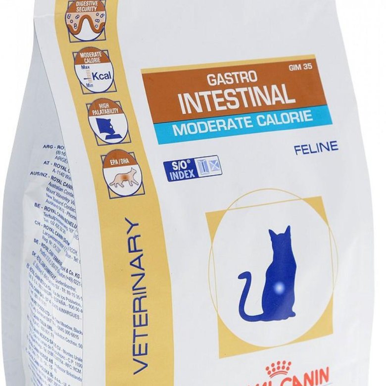 Royal canin moderate calorie для кошек