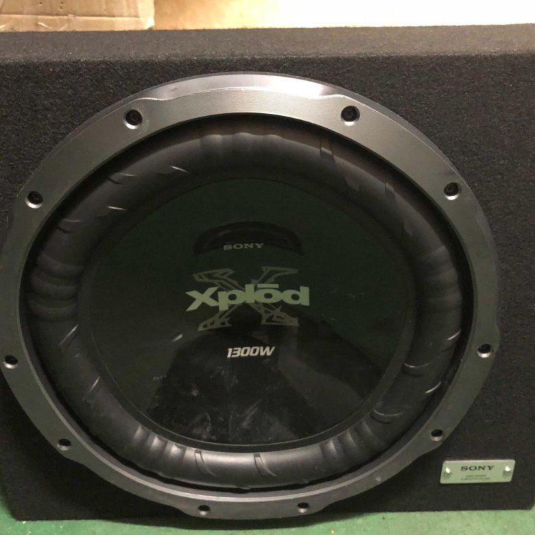 Sony xplod best sale subwoofer 1300w