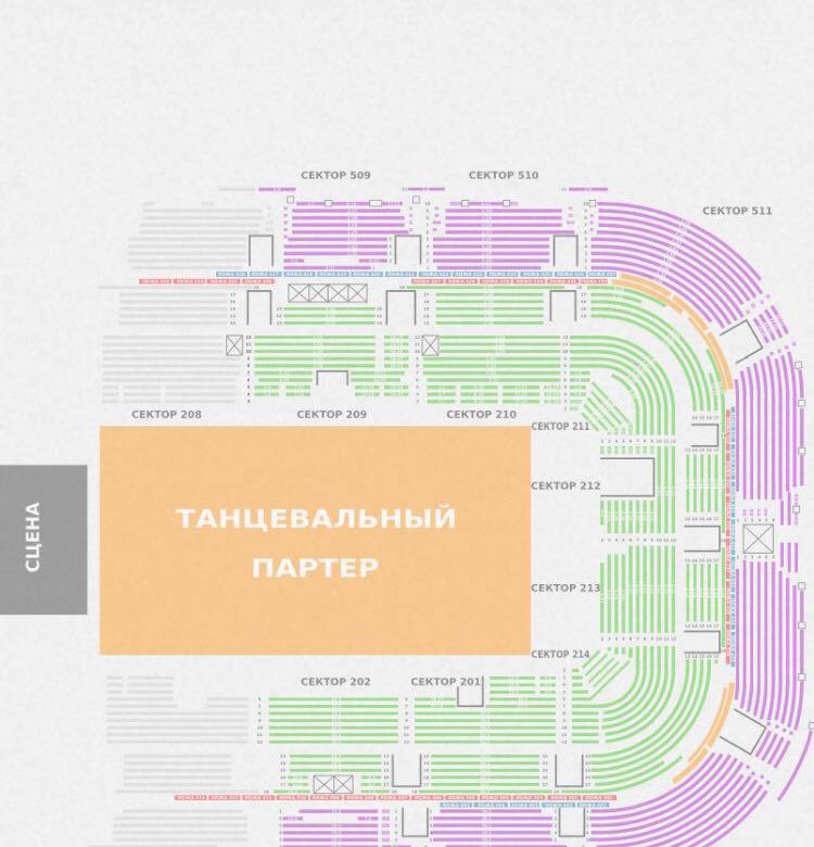 Втб ледовый дворец схема зала с номерами мест