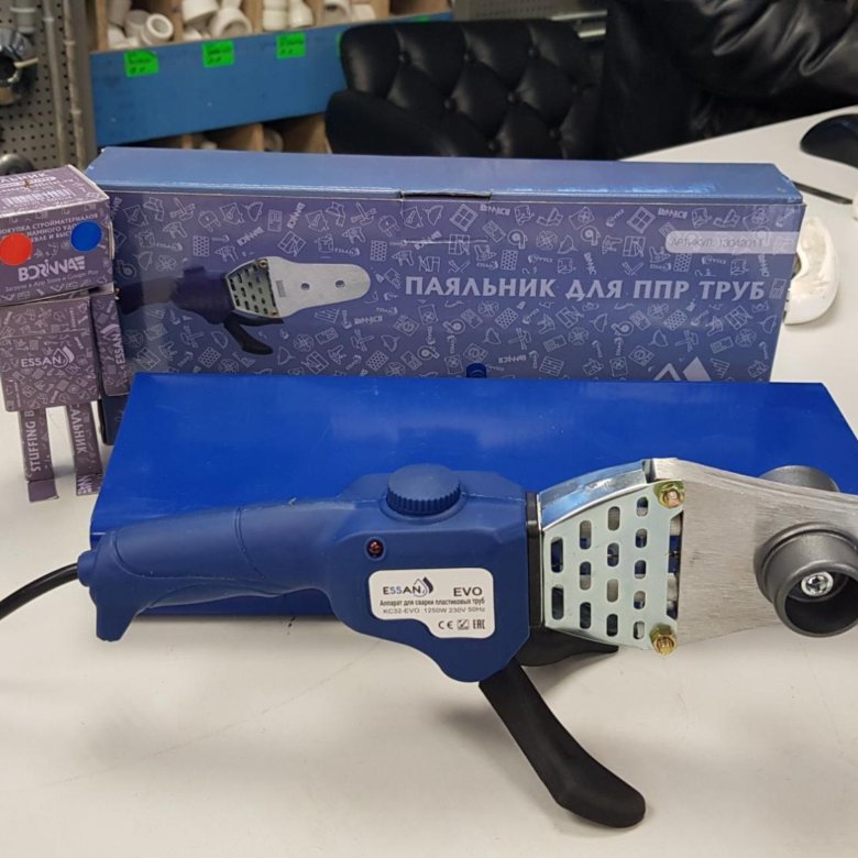 Паяльник для ППР труб 1250Ват ESSAN – купить в Москве, цена 750 руб ...