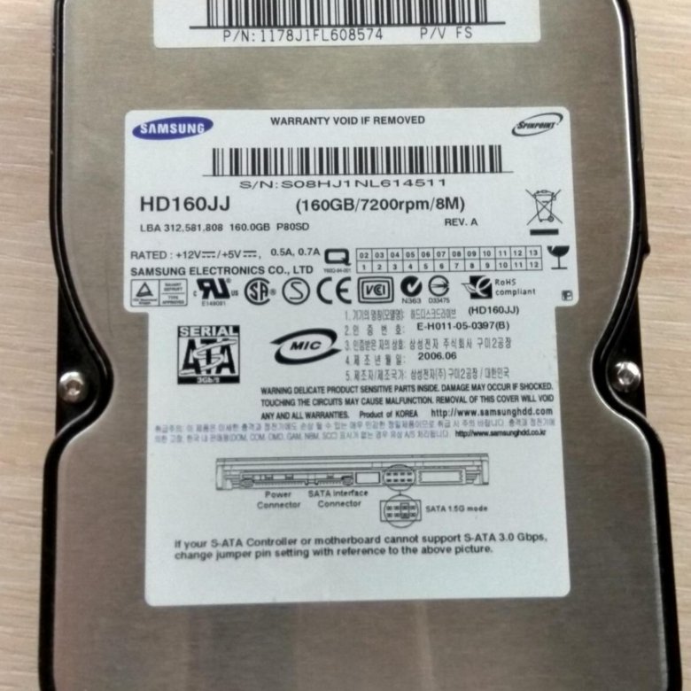 Samsung 500 гб sata. Hd160jj Samsung. Жесткий диск 160 ГБ самсунг. Жесткий диск от самсунг hd160jj. Samsung hd160jj корпус для ноутбука.