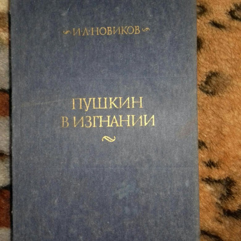 Пушкин в изгнании Новиков книга.