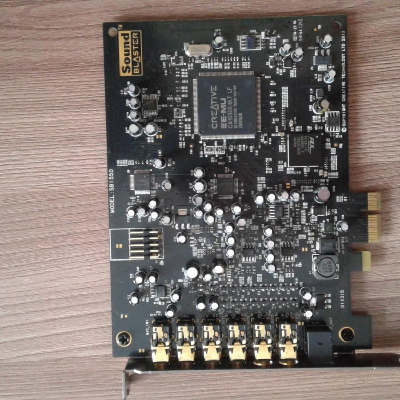 Звуковая карта pci e creative audigy rx