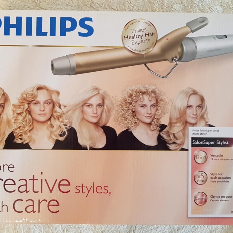 Б филлипс. Гофре плойка Philips SALONSUPER Stylist.