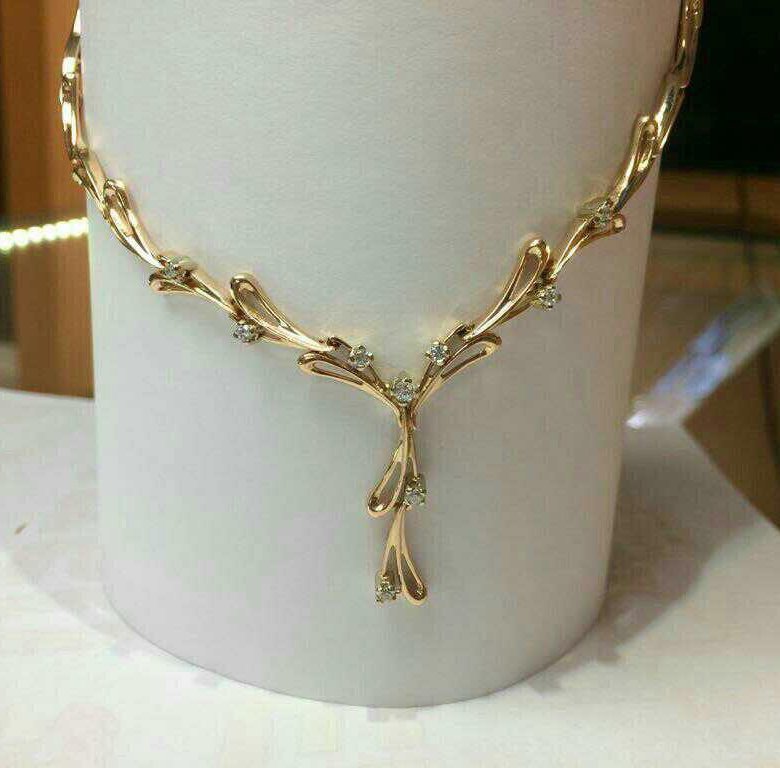 золотые колье авито