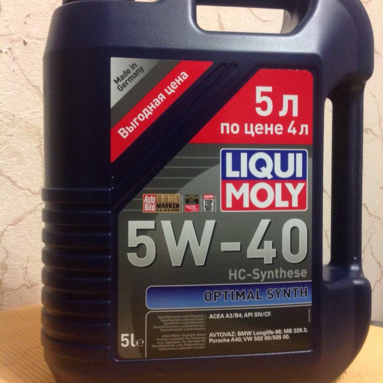 Масло 5w40 synth. Liqui Moly 5w40 OPTIMAL Synth 5л. OPTIMAL Synth 5w-40. LM OPTIMAL Synth 5w40. Liqui Moly 5w40 OPTIMAL Synth (4l).