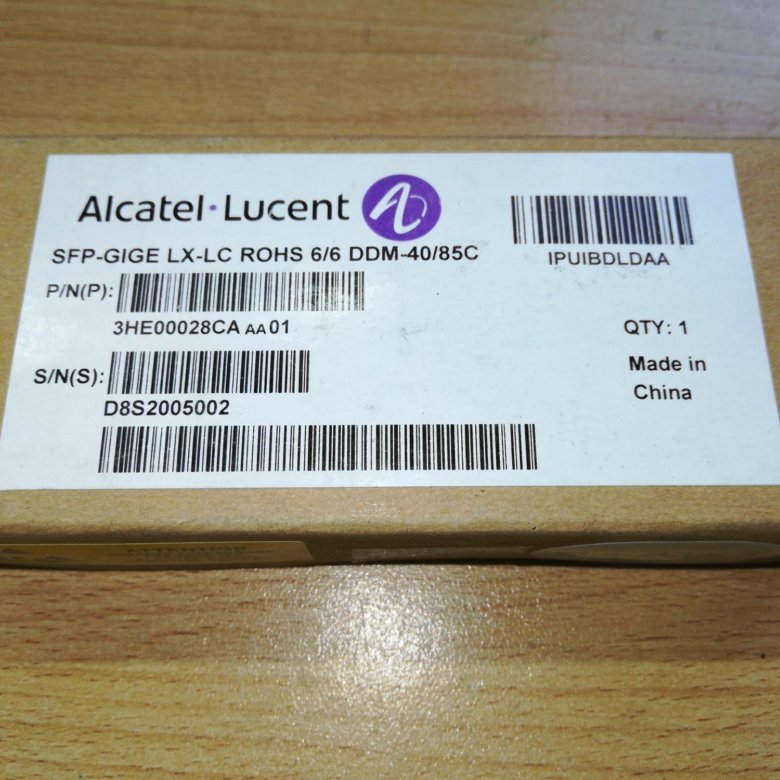 Alcatel SFP-GIGE LX-LC ROHS 6/6 DDM-40/85C - купить в Домодедово, цена 1 60...