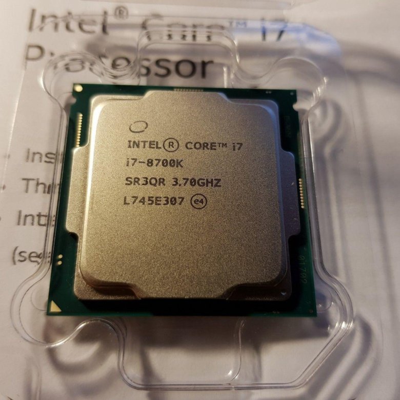 Intel core i7 8700К 3,7GHz,6 ядер. - купить в Москве, цена 12 000 руб., про...