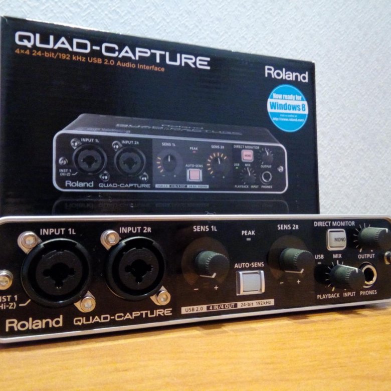 Звуковая карта roland quad capture