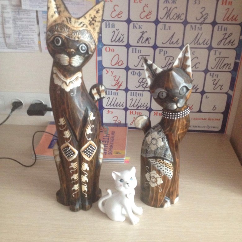 Кошка Из Дерева Фото