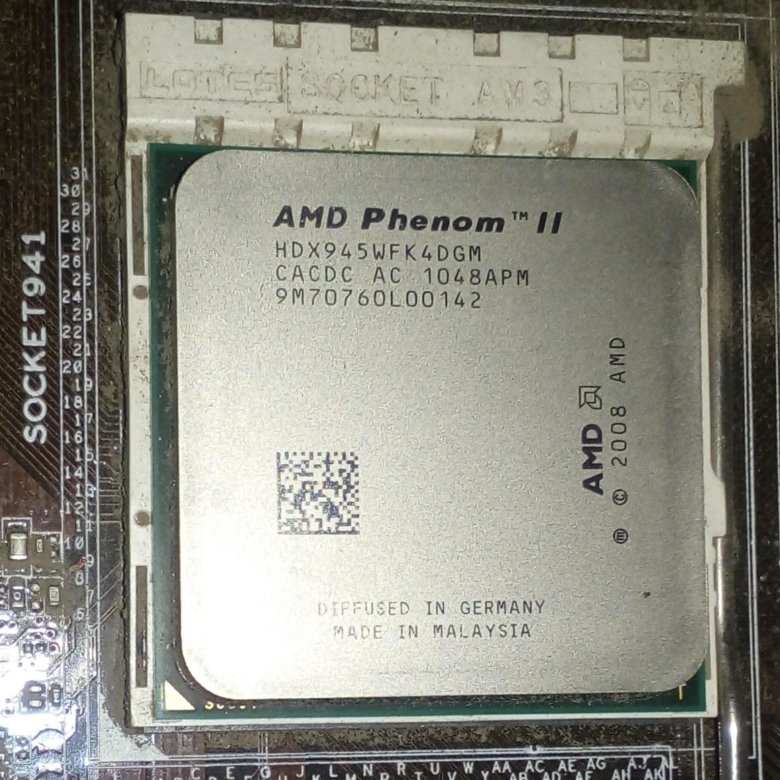 Amd phenom ii 945 характеристики