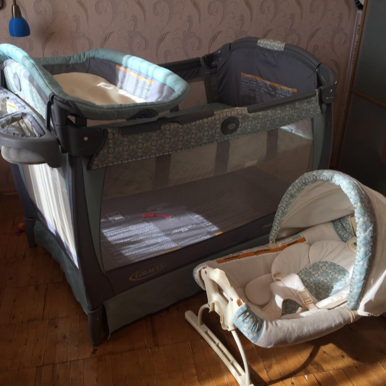 Манеж кровать graco cuddle cove graco