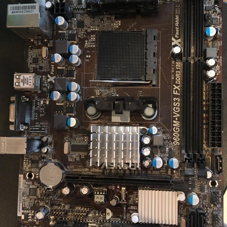 Asrock 960gm vgs3 fx нет изображения