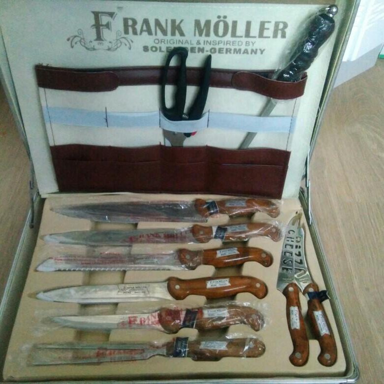 Frank moller набор. Frank moller набор ножей. Франк мюллер набор ножей в кейсе 25. Андреас меллер википедия. Frank möller столовые приборы.