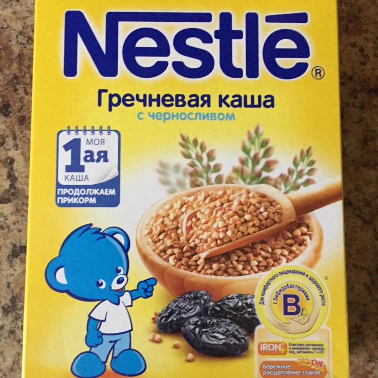 Каша безмолочная Nestle гречневая с черносливом гр купить в Ростове-на-Дону - Produktoff