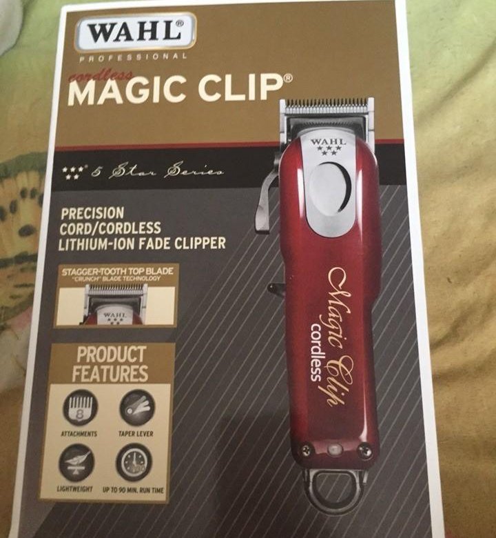 Машинка для стрижки волос wahl magic clip cordless 5star