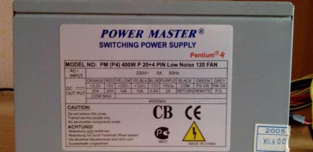Power master pm p4 350w схема
