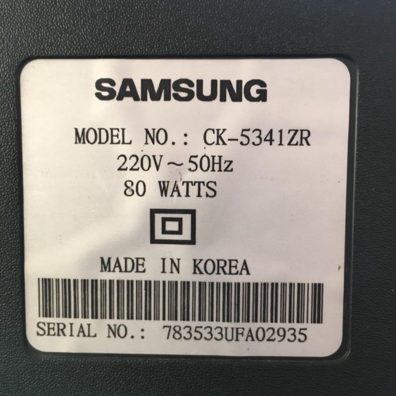 Samsung ck 5341zr схема