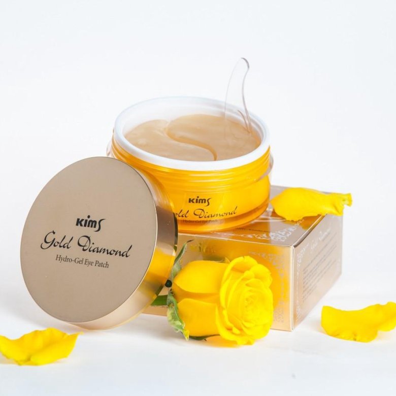 Kims Gold Diamond Hydro-Gel гидрогелевая маска с алмазной пылью и золотом. Kim Gold. Kims Gold Diamond гидрогелевые золотые патчи.