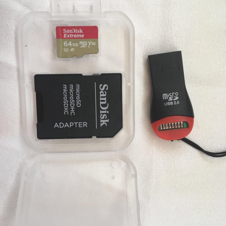 SANDISK 64 GB SD.
