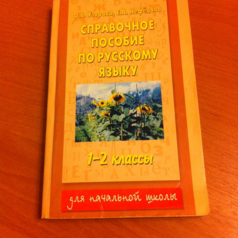 Справочное пособие по русскому языку 2 класс
