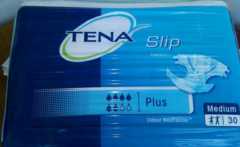 Medium plus. Подгузники д/взр. Tena (Slip Plus р.s n30 710530 ) ЭССИТИ ООО-Нидерланды. Подгузники д/взр. 