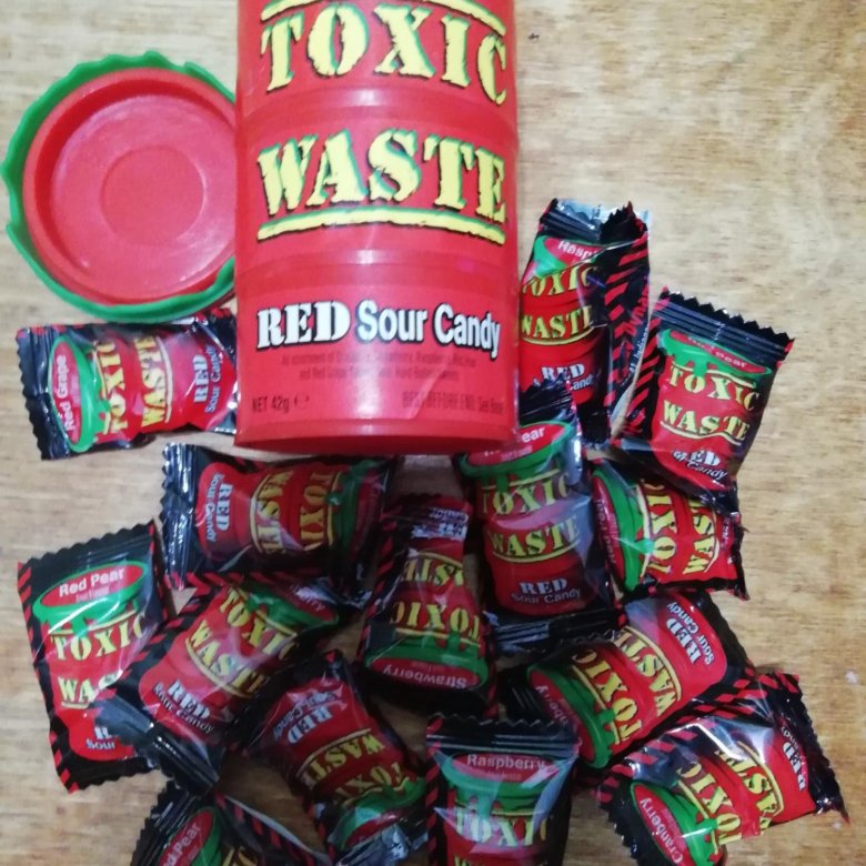 Токсичные конфеты Toxic waste