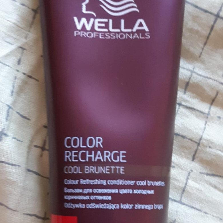 Wella уход за волосами color recharge