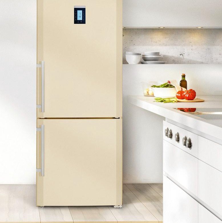 Холодильник слоновая кость. Холодильник Liebherr CBNPBE 5156. Liebherr 5156 20. Холодильник Либхер бежевый. Холодильник Либхер бежевый 185 см.