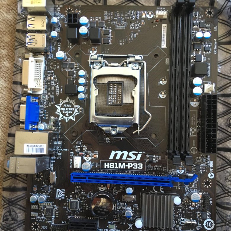 Msi h81m e33 фото