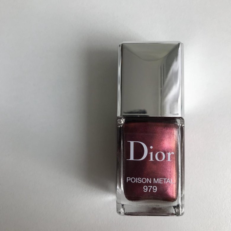 dior poison metal nail polish