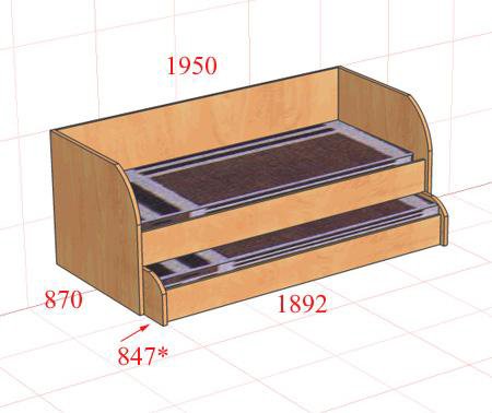 Кровать детская выдвижная для двоих своими руками