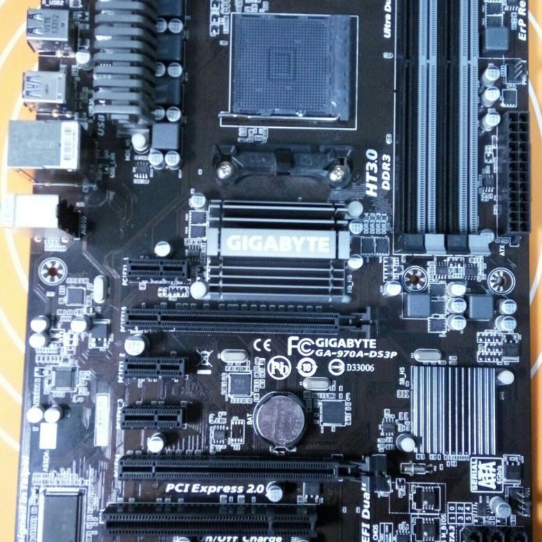 Ga 970a ds3p нет изображения