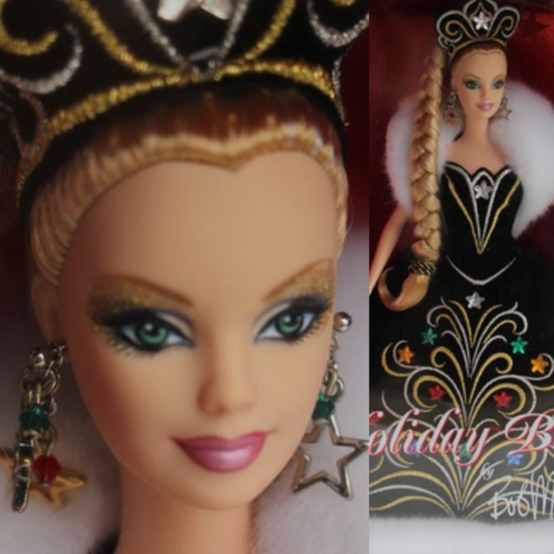 2006 bob mackie holiday barbie