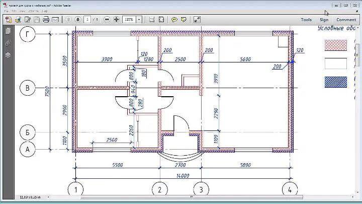 План квартиры в автокаде урок