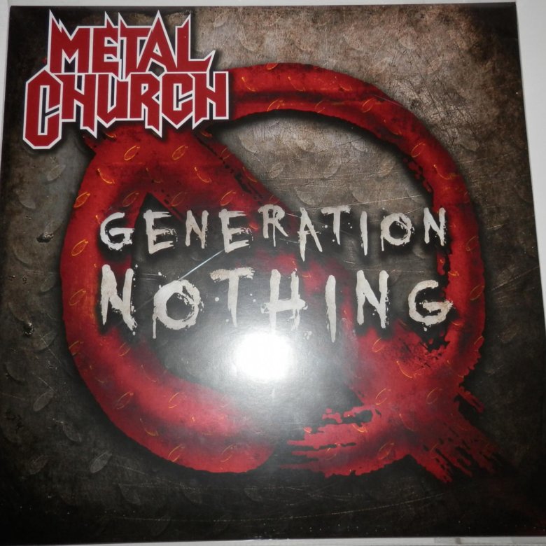 Lp metal. Череп на оформлении пластинки Metal Church. 2013 - Generation nothing