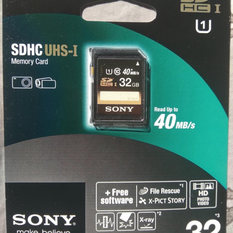 Карта памяти для sony x3000