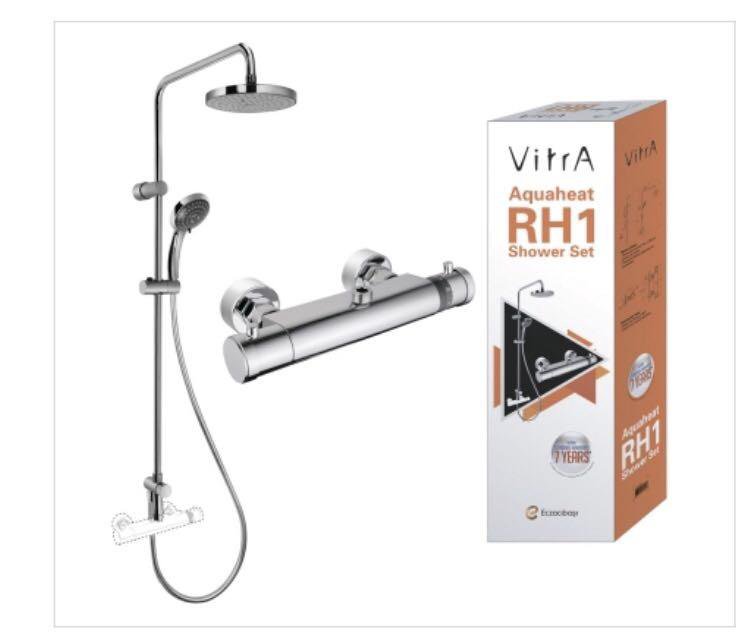 Аквахит. Vitra a49234exp System Rain и Flo s сет с душевой стойкой. Душевая стойка Vitra. Vitra душевая система термостат. AQUAHEAT Ташкент.