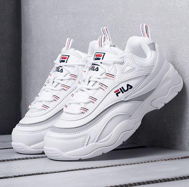 Fila кроссовки женские белые