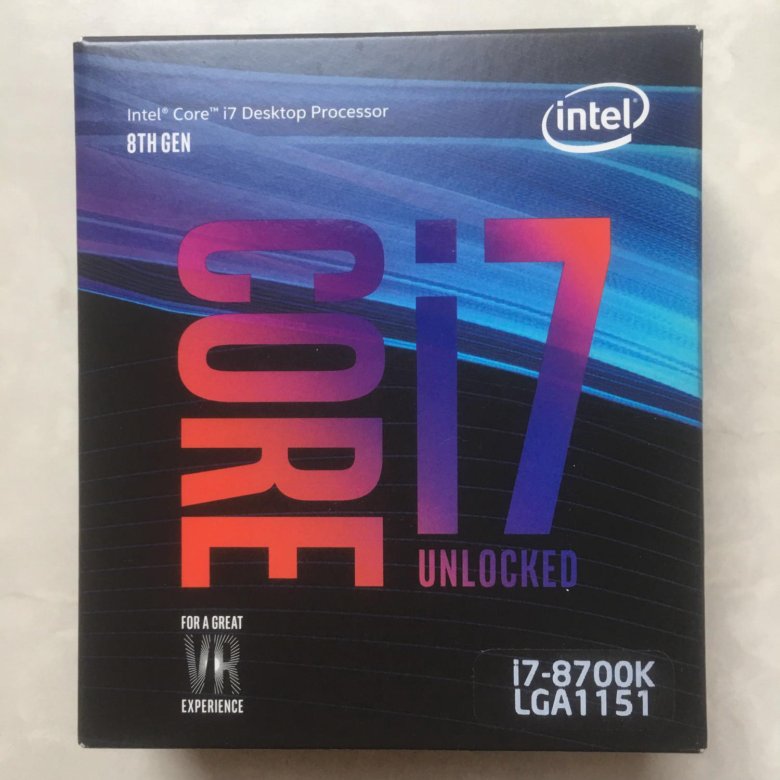 Процессор core i7 8700k. 8700k характеристики. Запечатанный процессор.