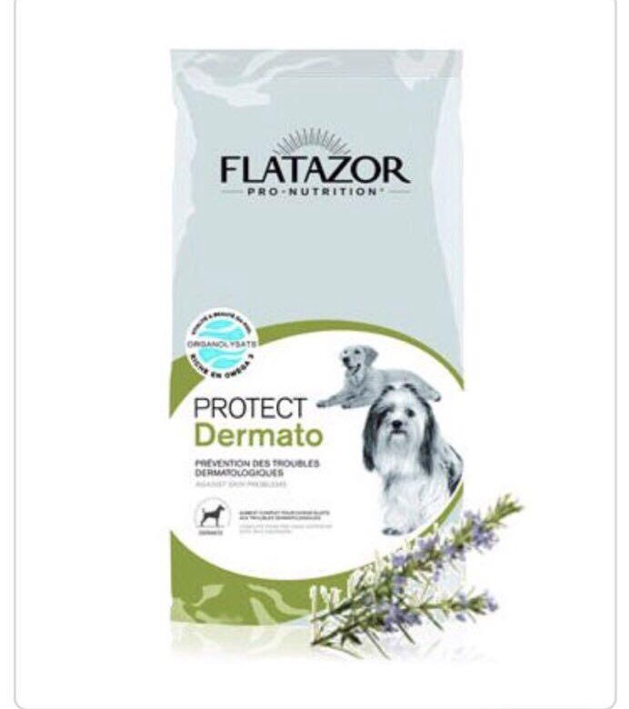 Корм для собак 12. Flatazor Dermato корм для собак. Flatazor protect Dermato для собак. Корм для кошек Flatazor (2 кг) protect Dermato. Корм Престиж Флатазор для собак Франция.