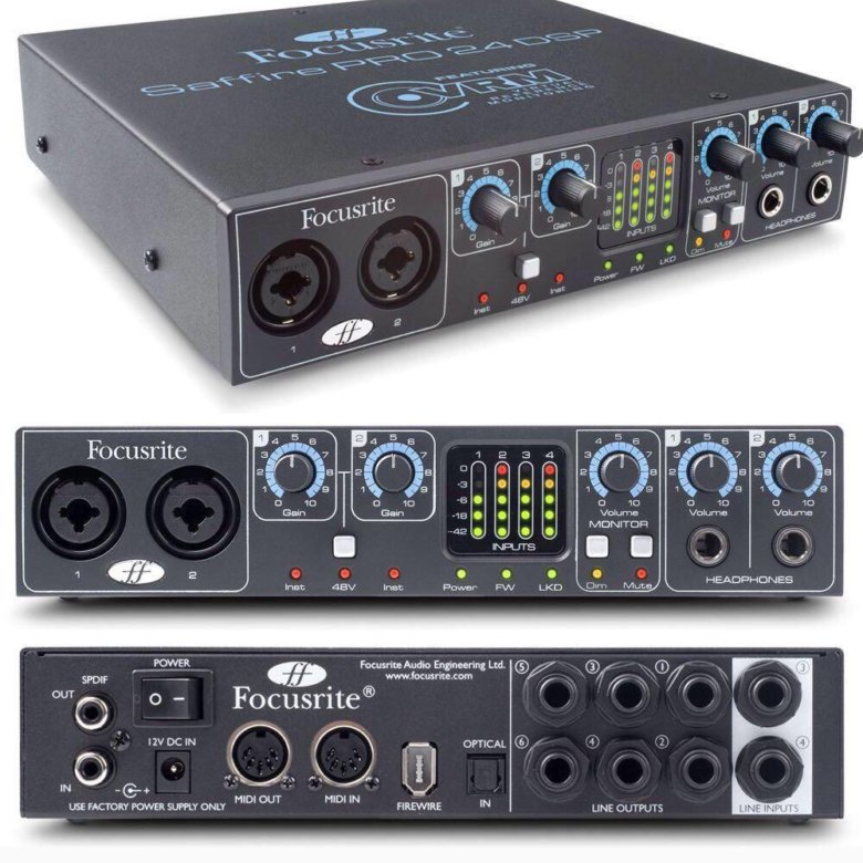Звуковая карта focusrite saffire pro 14