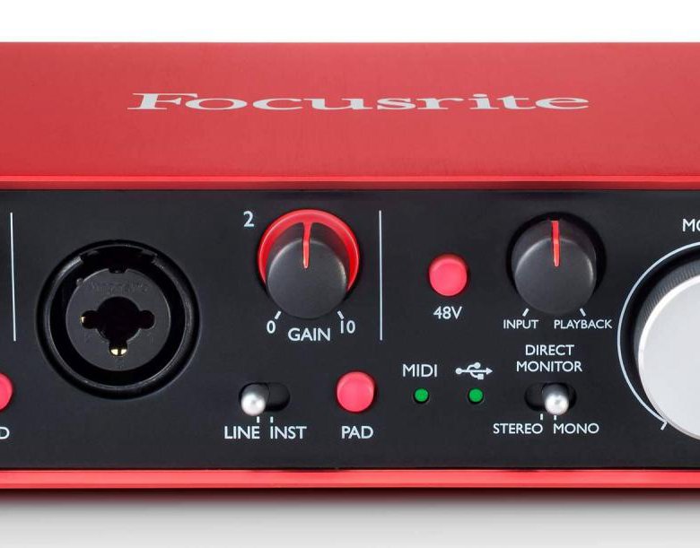Музторг звуковая карта focusrite