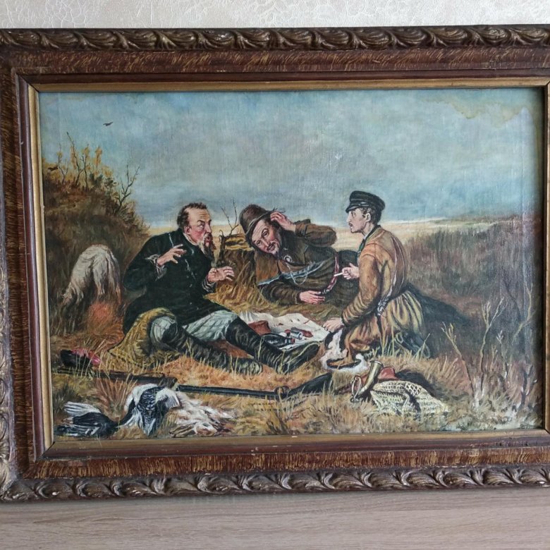 Картина на привале. Влади́мир Его́рович Мако́вский охотники на привале. Охотники на привале. На привале картина. Охотники на привале реплики.