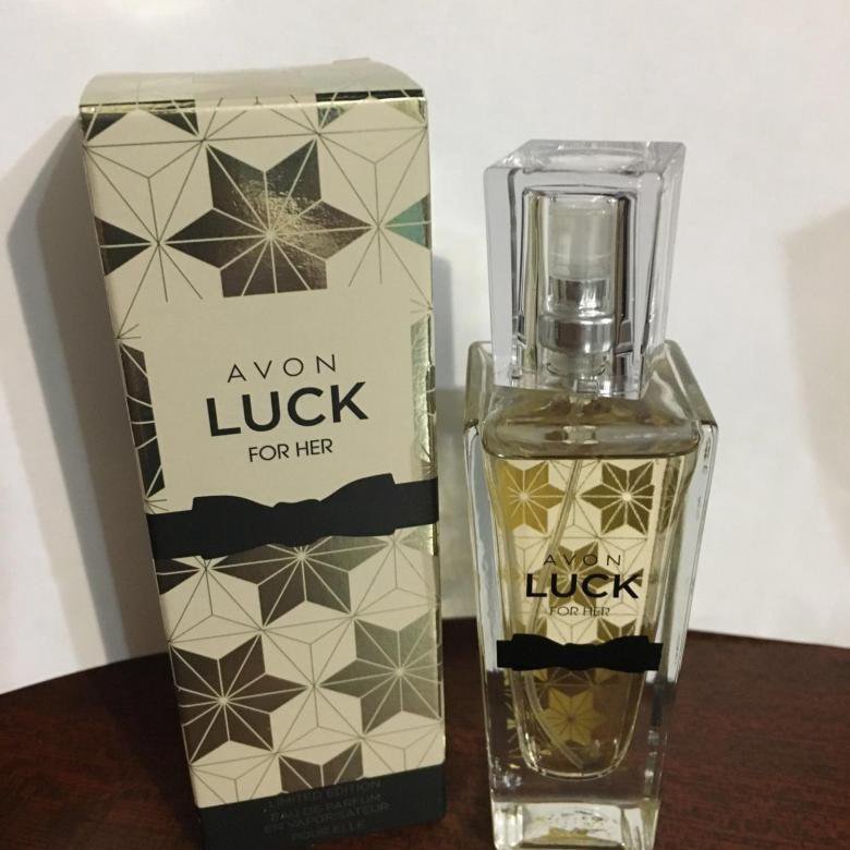 New luck. Avon luck 30 мл. Люк 30 мл эйвон. Avon 30мл лук. Лак эйвон духи 30мл.