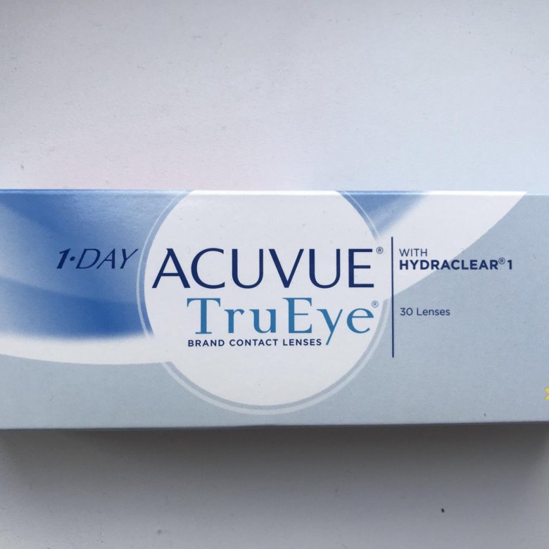 1 day acuvue trueye 30 линз. Линзы акувью тру ай однодневные 30 шт купить в Москве.