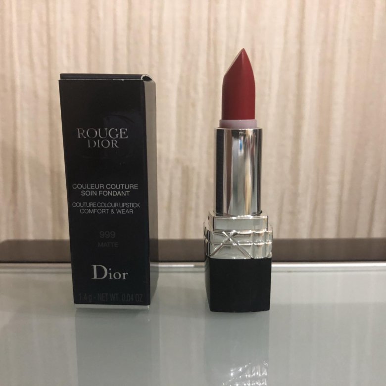 rouge dior couleur couture soin fondant 999